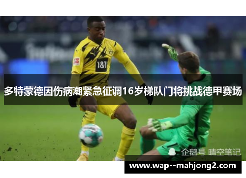 多特蒙德因伤病潮紧急征调16岁梯队门将挑战德甲赛场